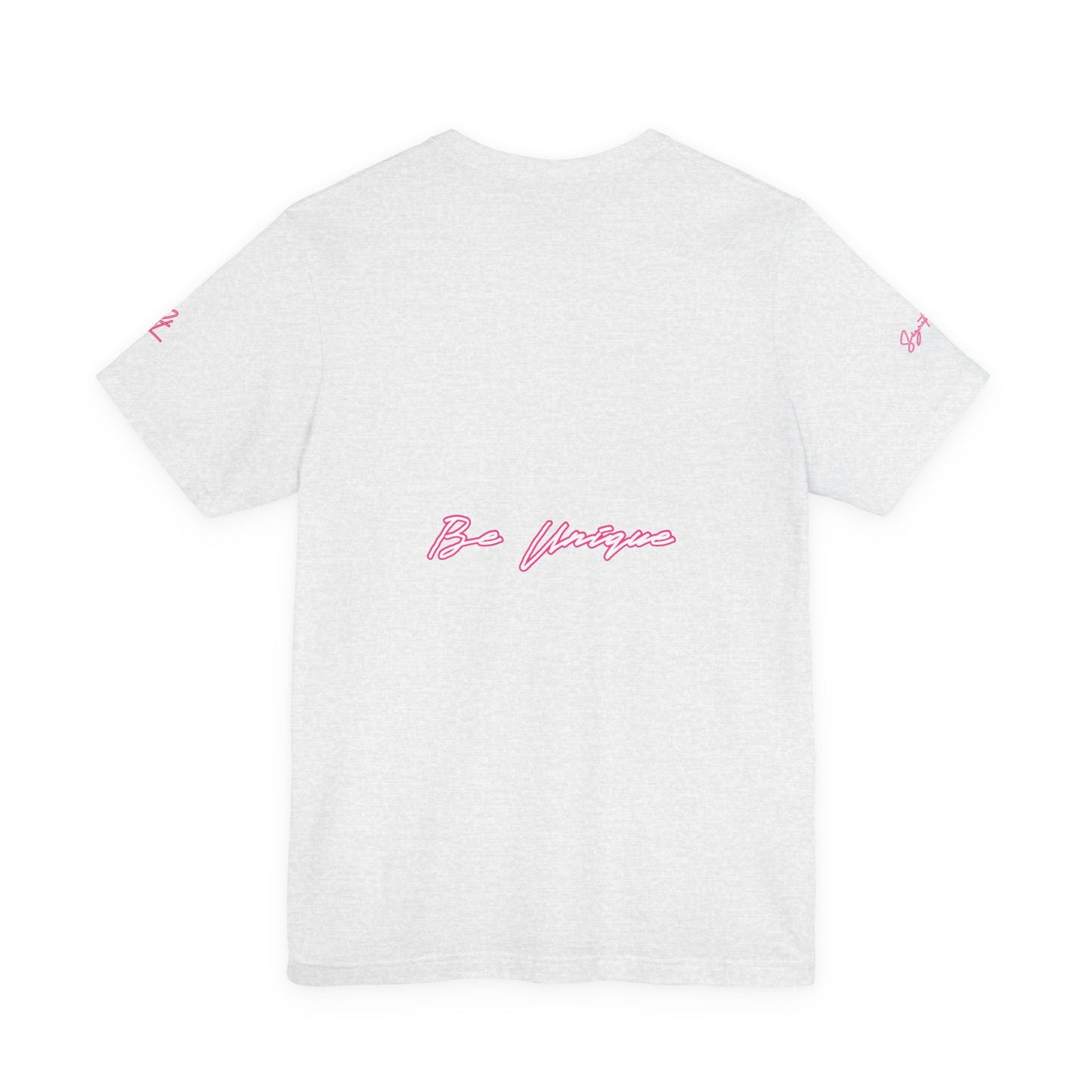 Be Unique Signature Locs Short Sleeve Tee Unisex (PINK FOR OCTOBER)