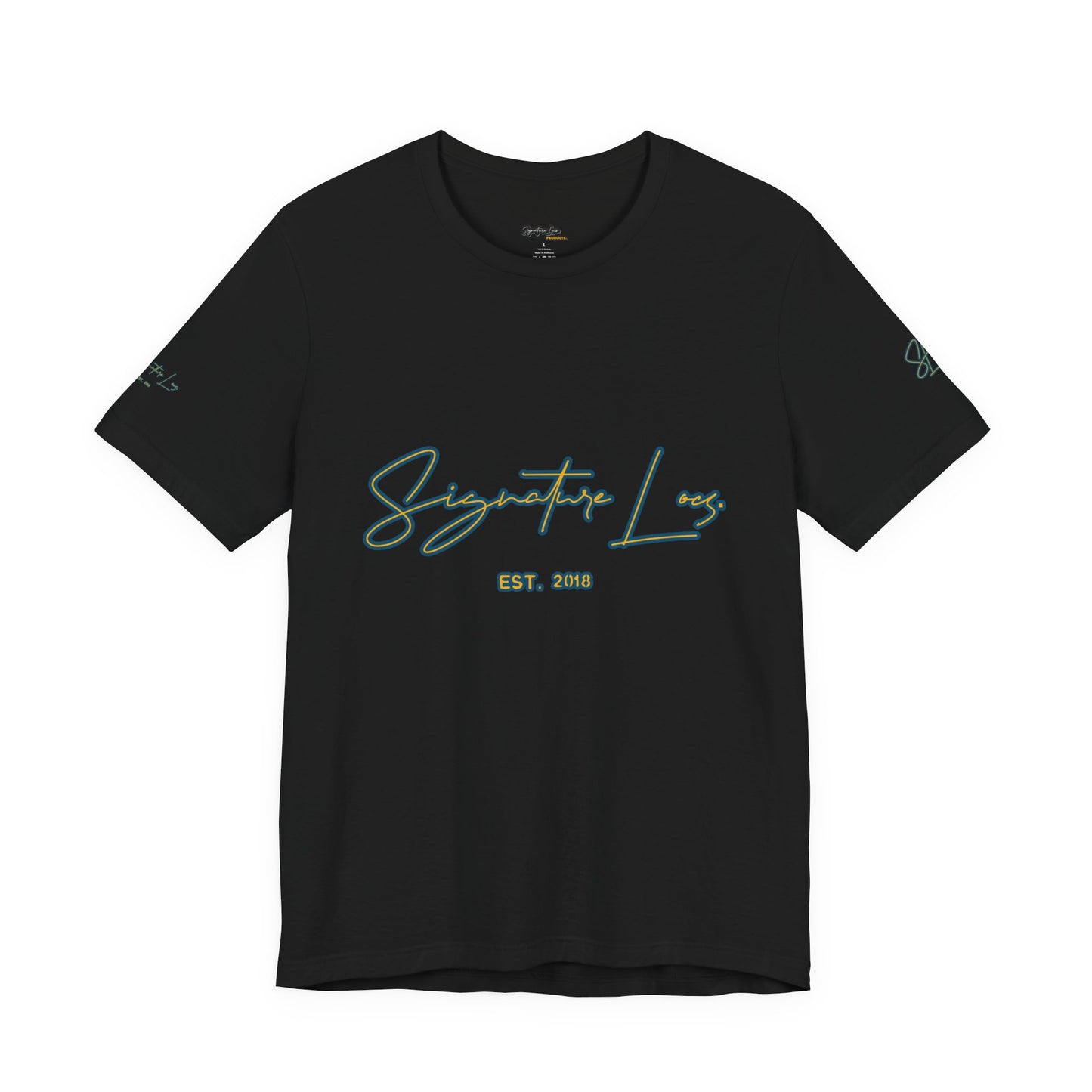 Be Unique Signature Locs Short Sleeve Tee (BAHAMIAN COLOURS)