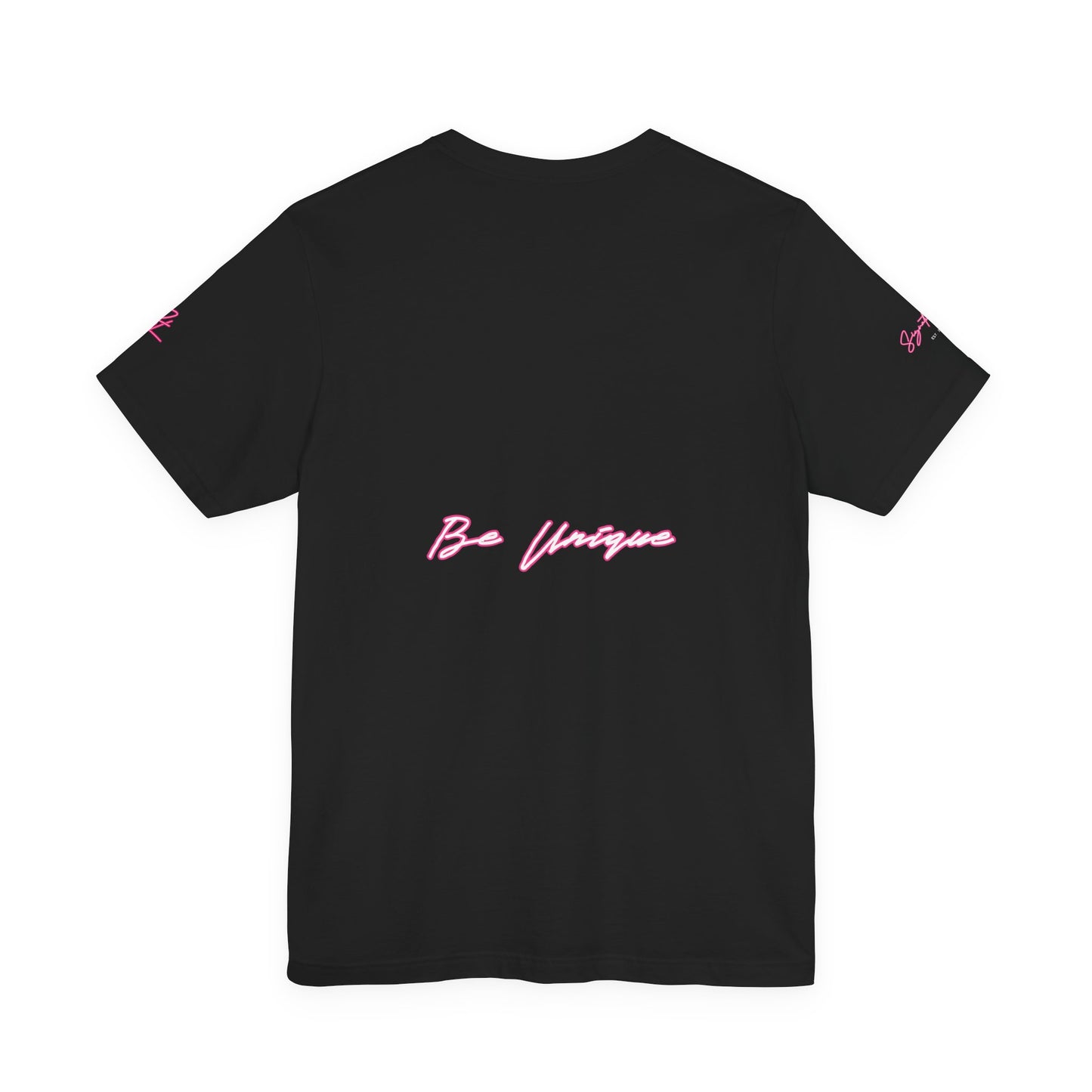 Be Unique Signature Locs Short Sleeve Tee Unisex (PINK FOR OCTOBER)