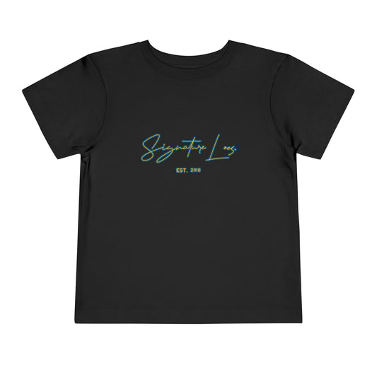 Be Unique Signature Locs Toddler Short Sleeve Tee (BAHAMIAN COLOURS)