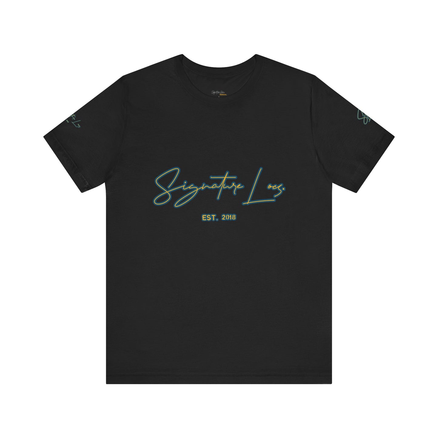 Be Unique Signature Locs Short Sleeve Tee (BAHAMIAN COLOURS)