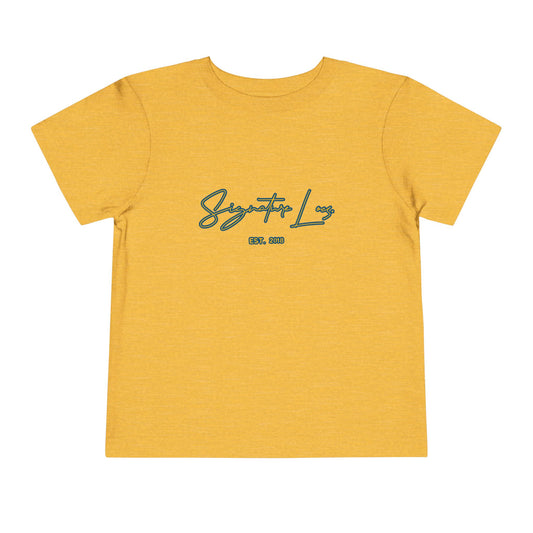 Be Unique Signature Locs Toddler Short Sleeve Tee (BAHAMIAN COLOURS)